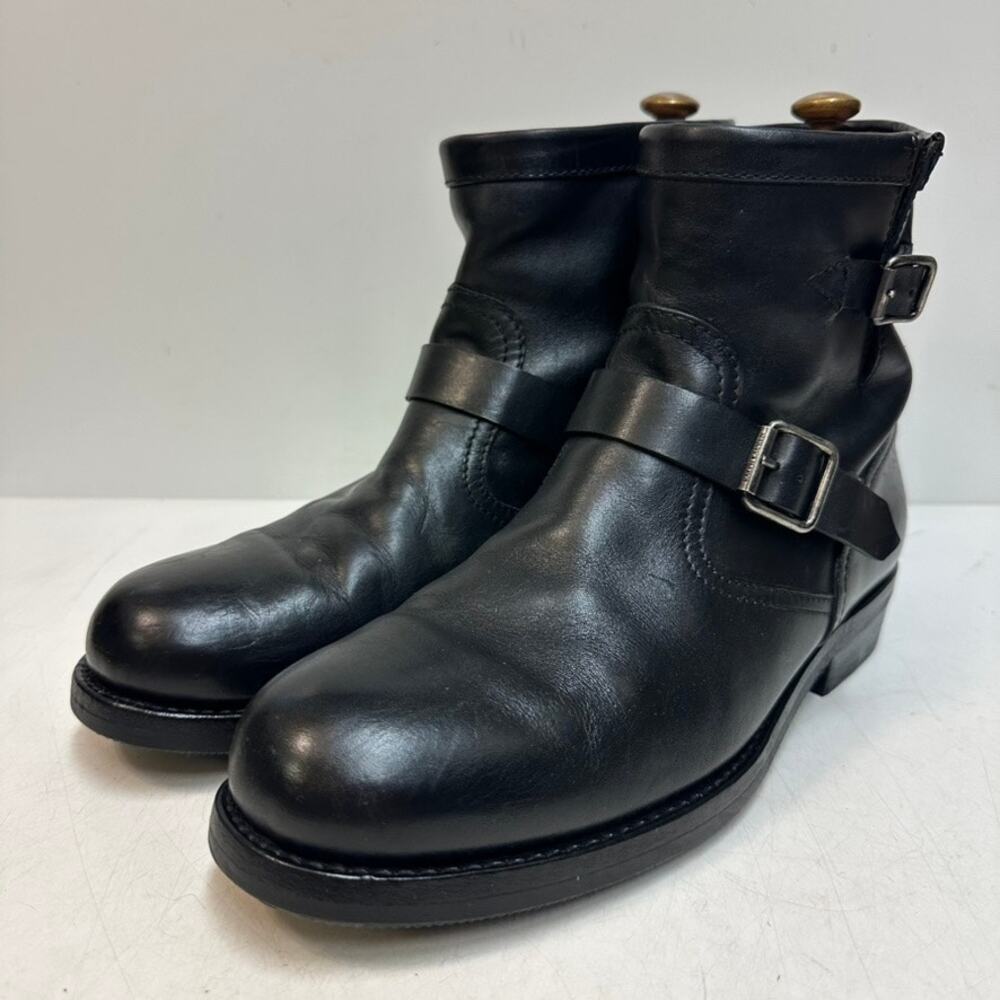 NEW HEELS Ralph Lauren Purple Label Motorcycle Engineer Boots Made in Italy 10 D - Picture 3 of 12